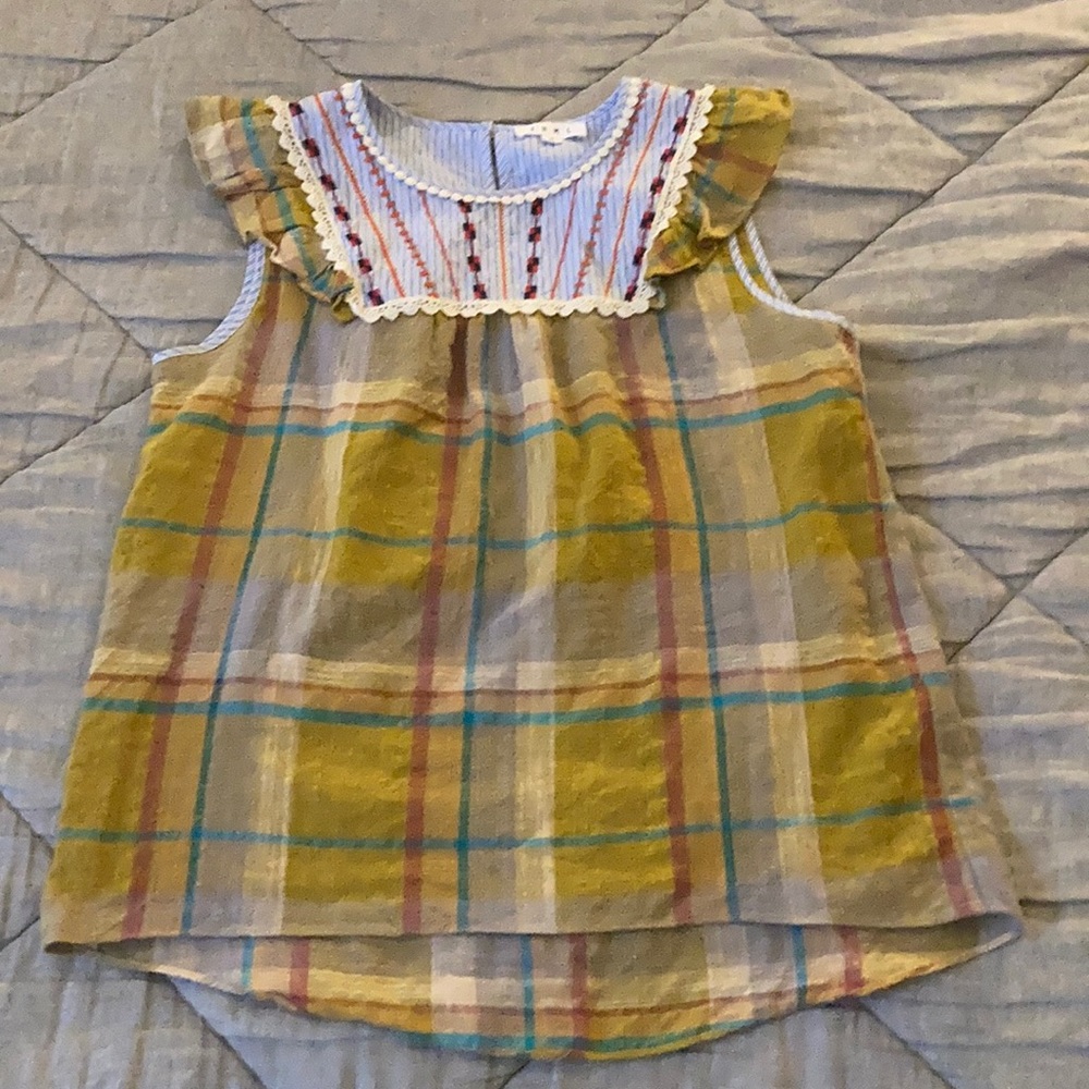 THML gingham blouse
